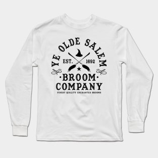 Wiccan Occult Witchcraft Salem Broom Company Long Sleeve T-Shirt